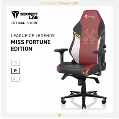 ergonomic chairs เก้าอี้เกมมิ่ง Secretlab TITAN Evo 2022-League of Legends miss fortune