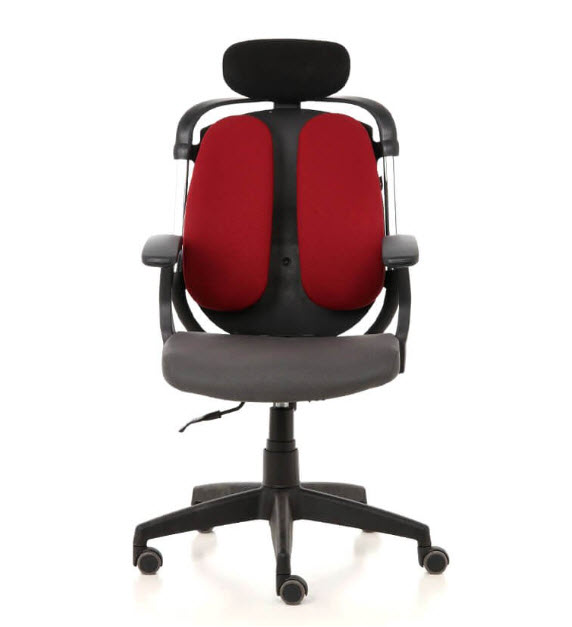เก้าอี้เพื่อสุขภาพ ergotrend รุ่น dual-03RED